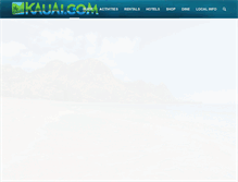 Tablet Screenshot of kauai.com