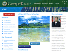 Tablet Screenshot of kauai.gov